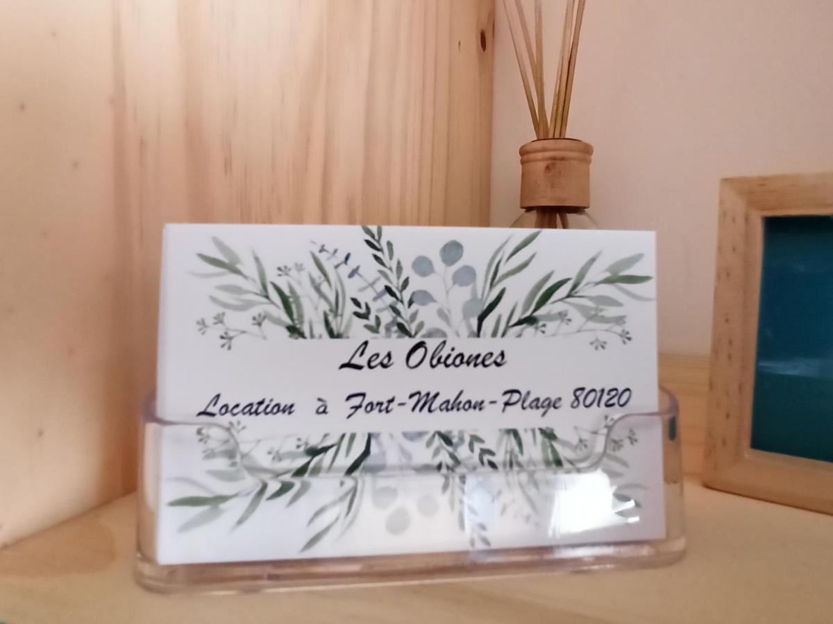 Les Obiones, Vue Laterale Mer, Fort Mahon Plage, Magnifique Studio Cabine 4P, Avec Balcon , Parking Prive Gratuit, Wifi, Classe 2 Etoiles, Exposition Plein Sud En Baie De Somme Exteriör bild